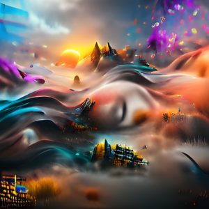 Dreamscape shatters upon waking