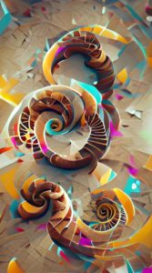 Spiral motions of life make a circle over time