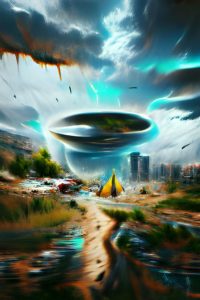 The World Waits for the Aliens to Emerge from the UFO